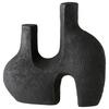 SKULPTUR BINGE -PAZ- - Schwarz, Kunststoff (28/27/8cm) - Mömax