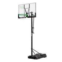 BASKETBALLSTÄNDER SALTA CENTER - Schwarz/Grün, KONVENTIONELL, Kunststoff/Metall (128/296-371/210cm) - Salta