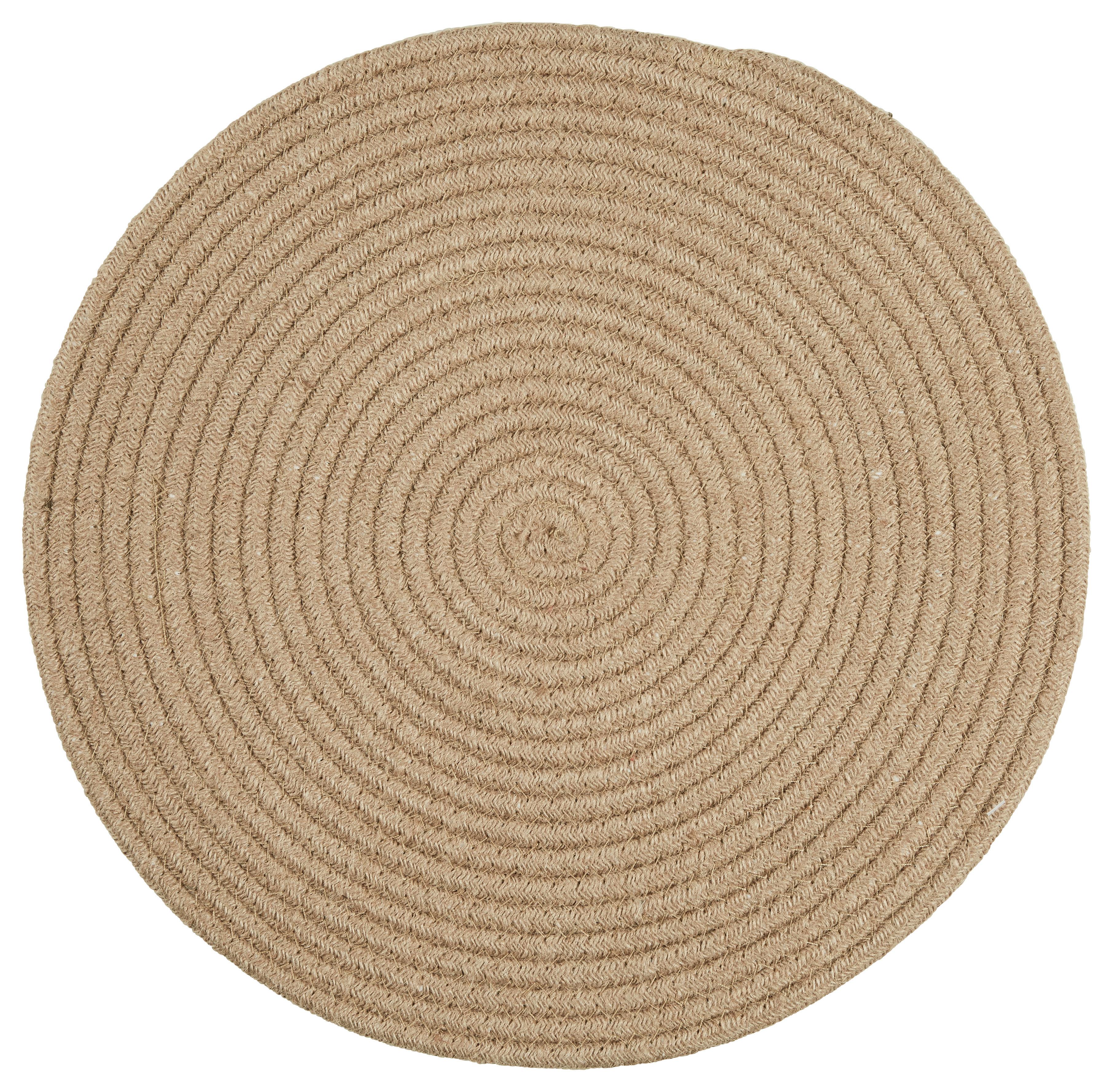 Namizni Pogrinjek Jute - rjava, naravni materiali (39cm)