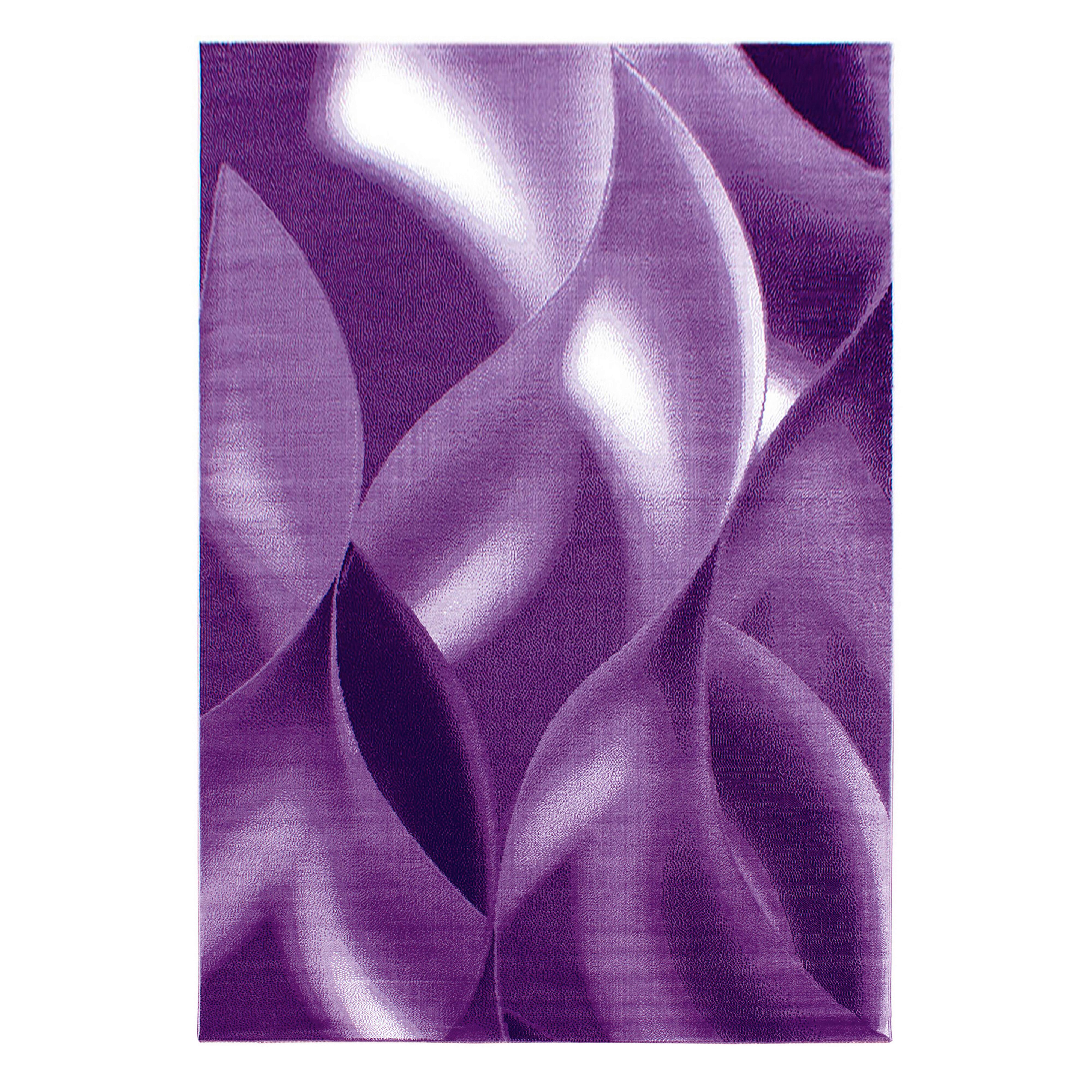 Tkana Preproga Plus, Lila, 140x200cm - lila, Basics, tekstil (140/200cm) - Novel
