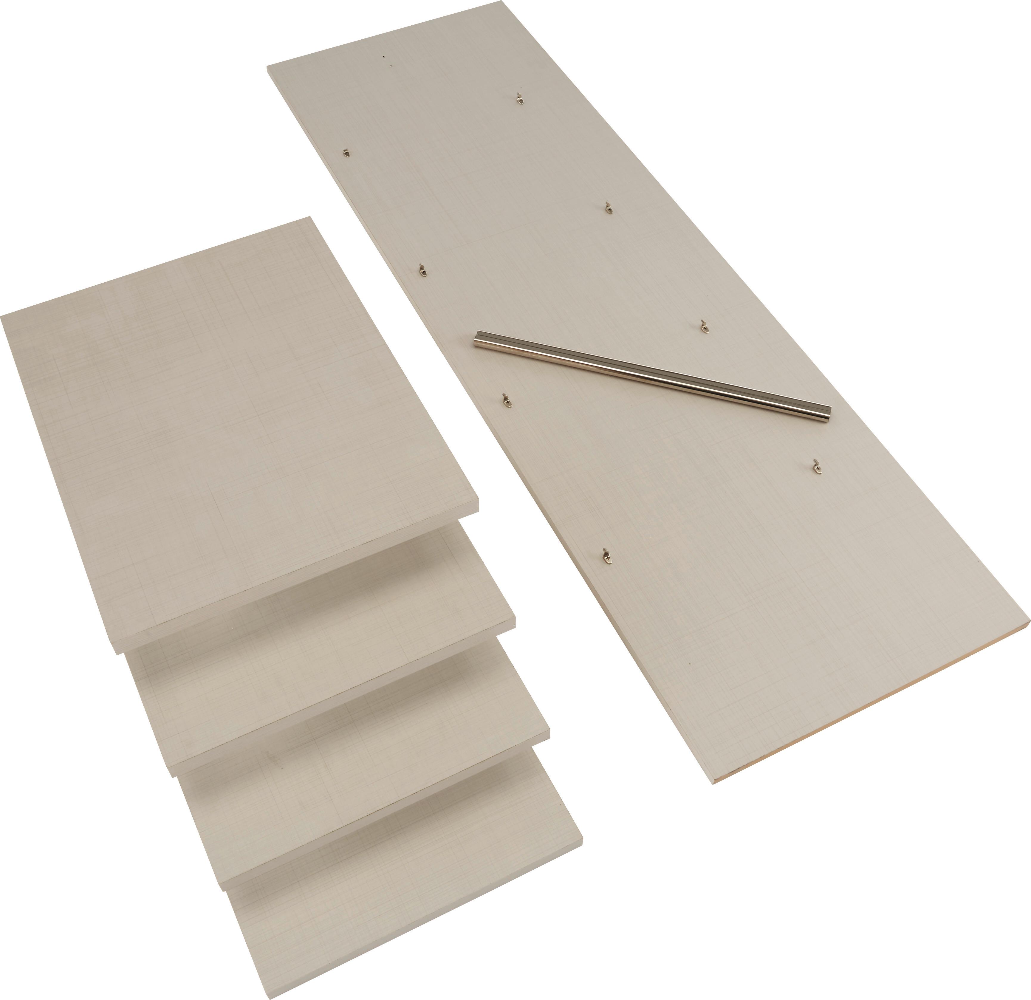 Inneneinteilung Sonate in Weiss - Weiss, Holzwerkstoff (91/151/47cm) - Premium Living
