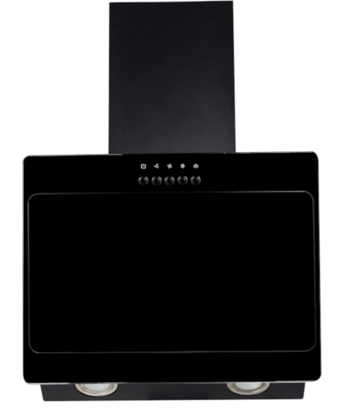 Dunstabzugshaube S22-45BBPY Schwarz - Schwarz, Basics, Glas/Metall (44,5/70-105/28,7cm) - PKM