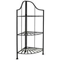 Regal Nadim, Črna - črna, Trend, kovina (30/100/30cm)