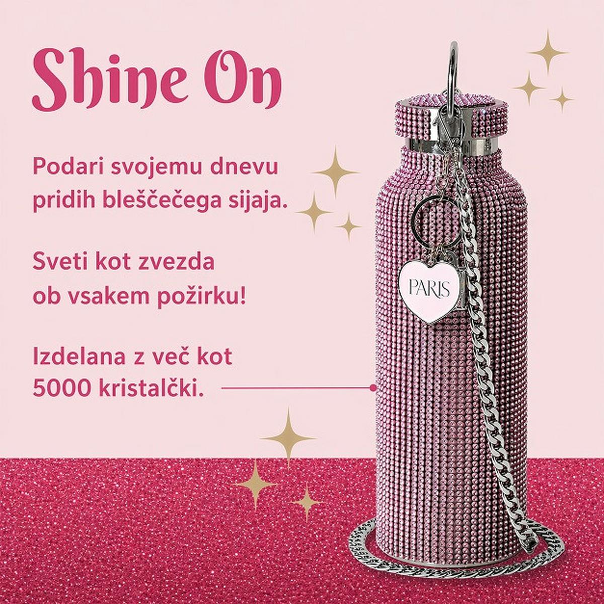 Izolirna Steklenica Paris Hilton - pink, Design, kovina (9/9/29cm) - Paris Hilton