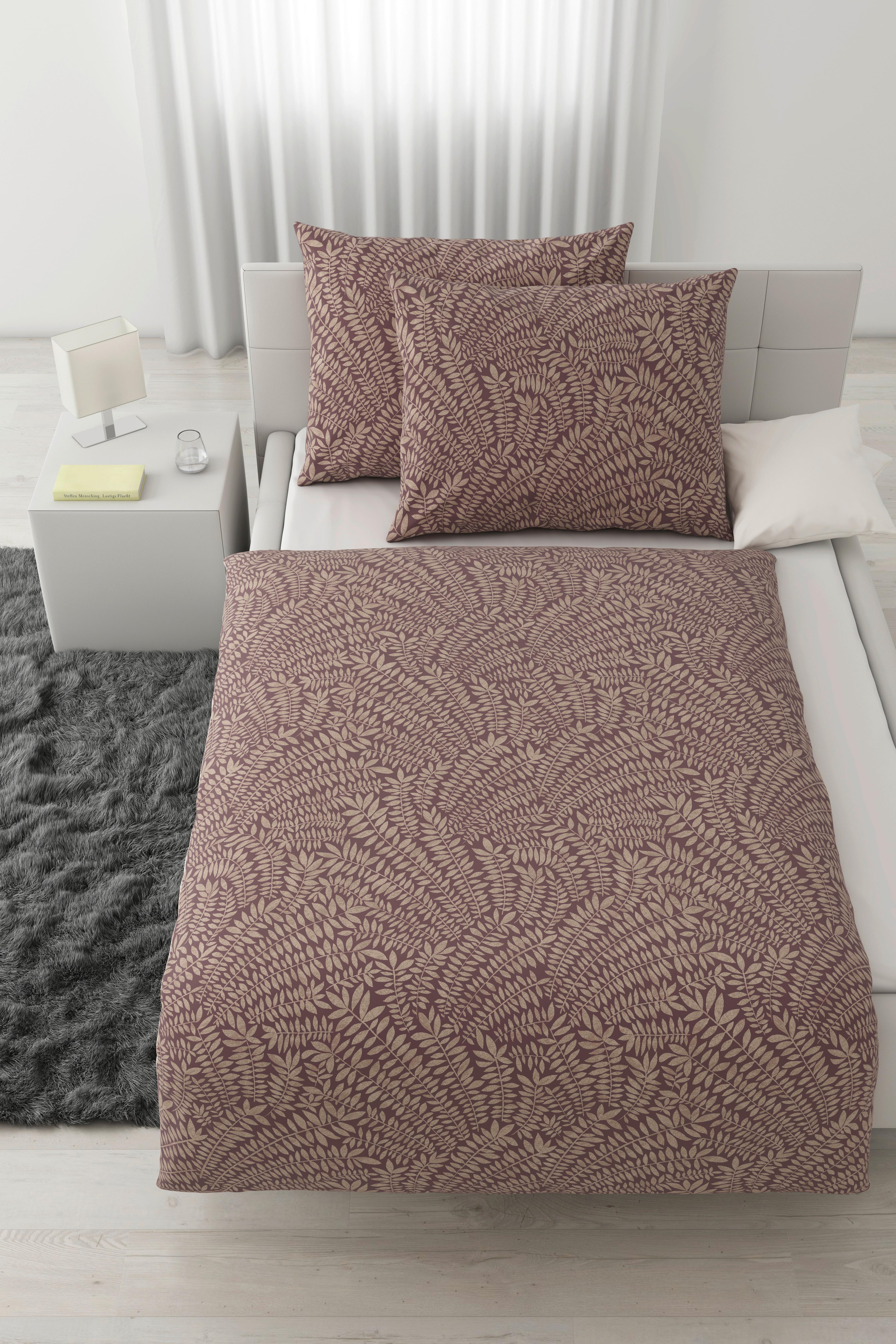 Posteljnina Lorita - sivovijolična, tekstil (200/200cm) - Modern Living