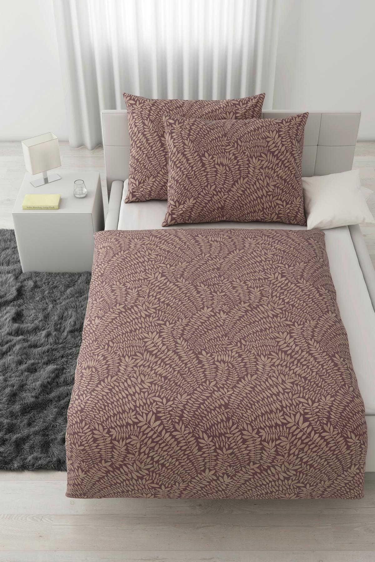 Posteljnina Lorita - sivovijolična, tekstil (200/200cm) - Modern Living