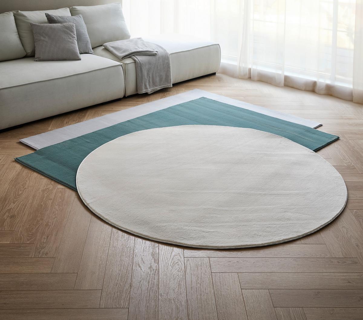 DYWAN Z WYSOKIM RUNEM LAGOS - zielony, Design, tkanina (160/230cm) - Novel