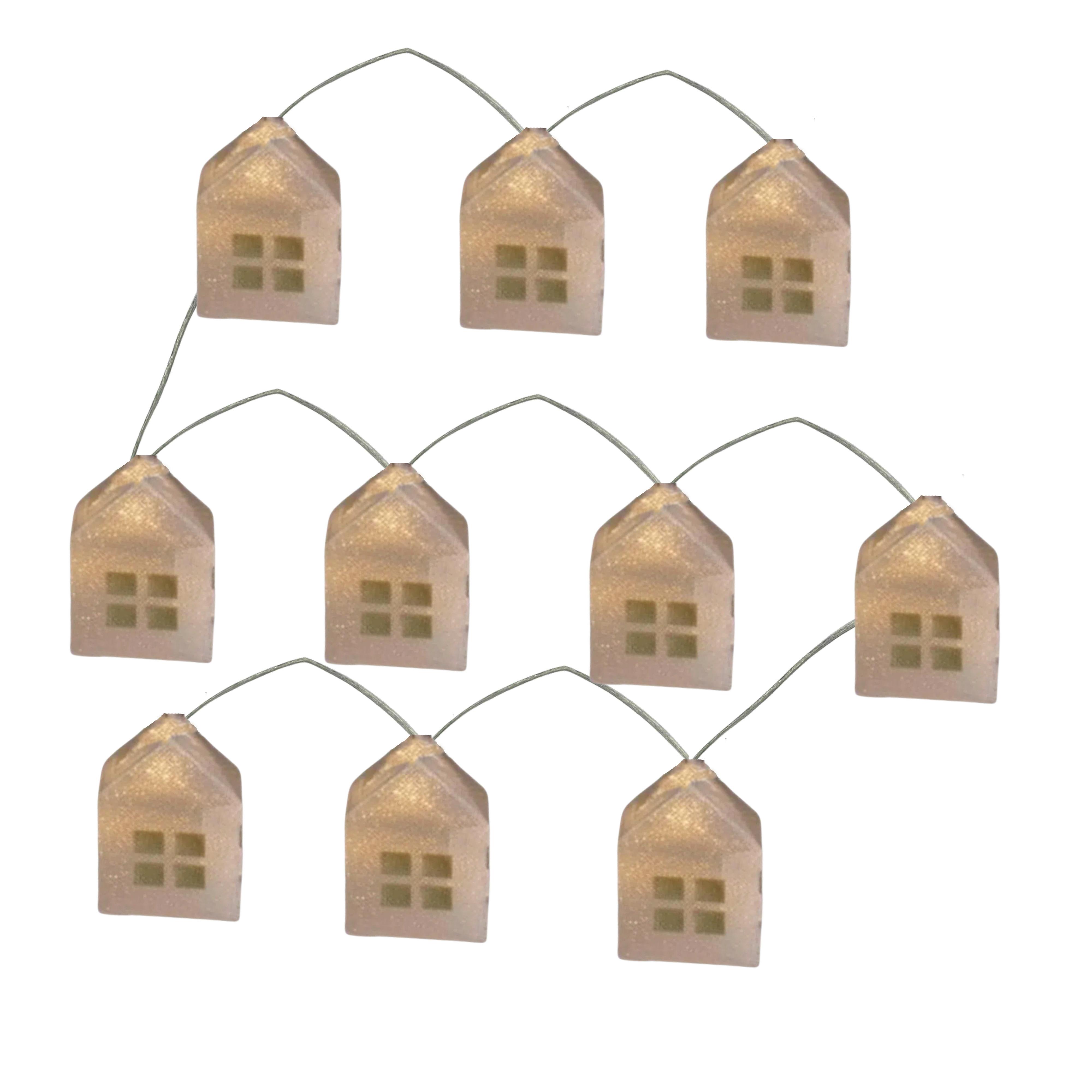 LED-Dekoleuchte Häuschen Weiß max. 0,6 Watt - (165cm) - Mömax