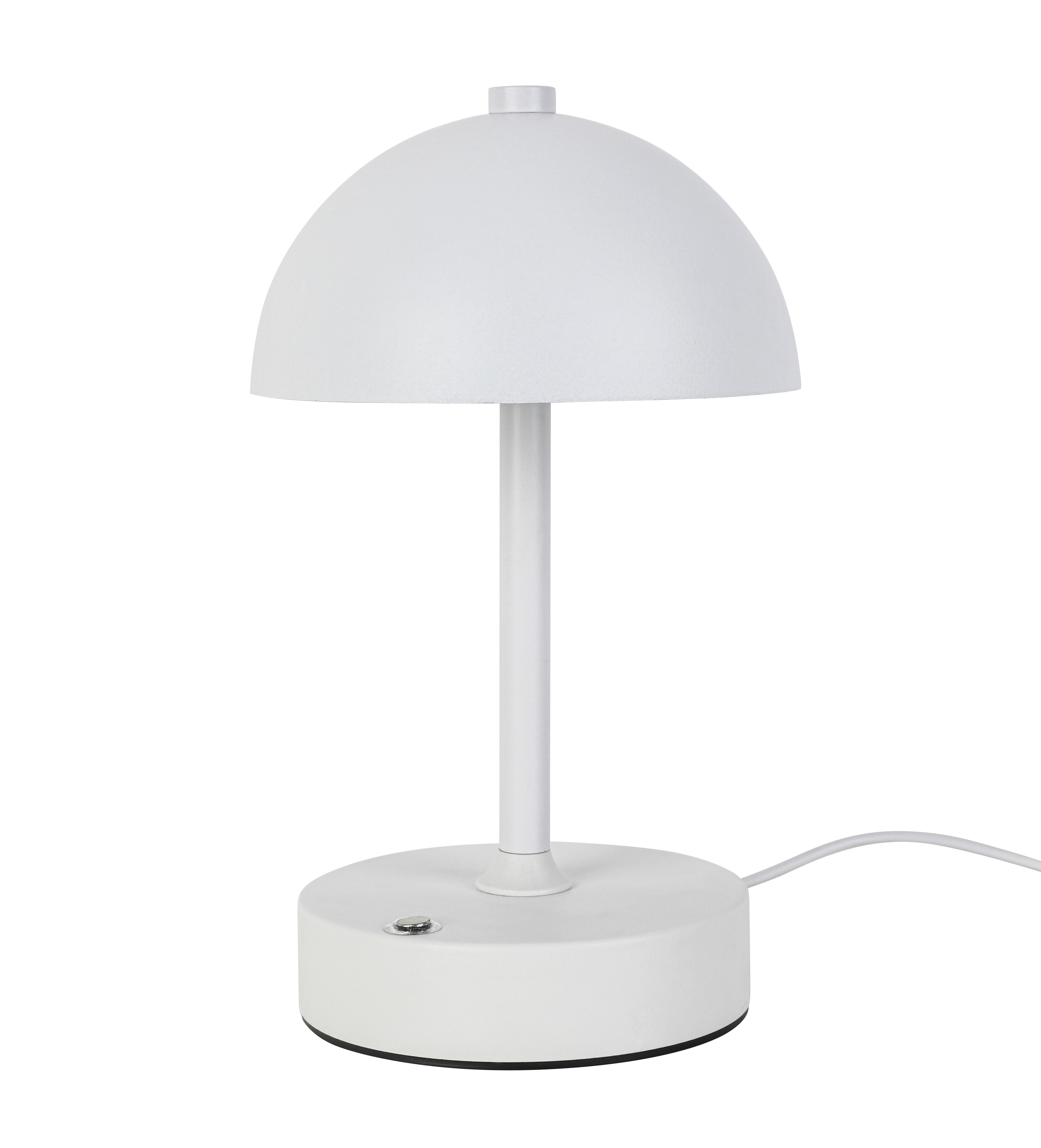 PORTABEL LAMPA JUMI - vit, Modern, plast (12/20cm) - Mömax