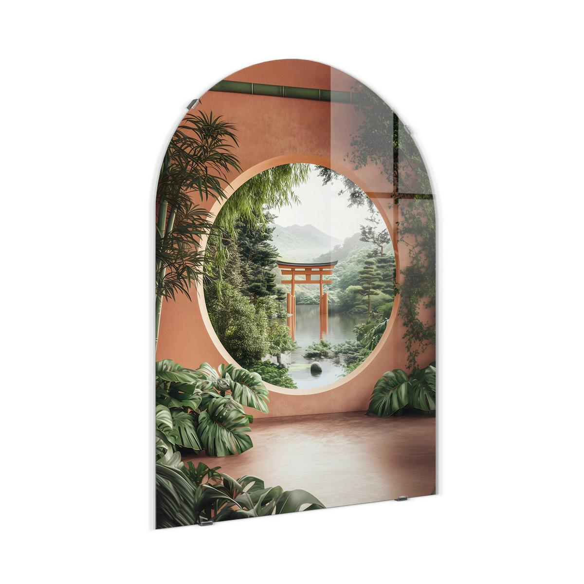 Glasbild Multicolor ca. 70x100cm - Multicolor, Basics, Glas/Papier (70/100cm)