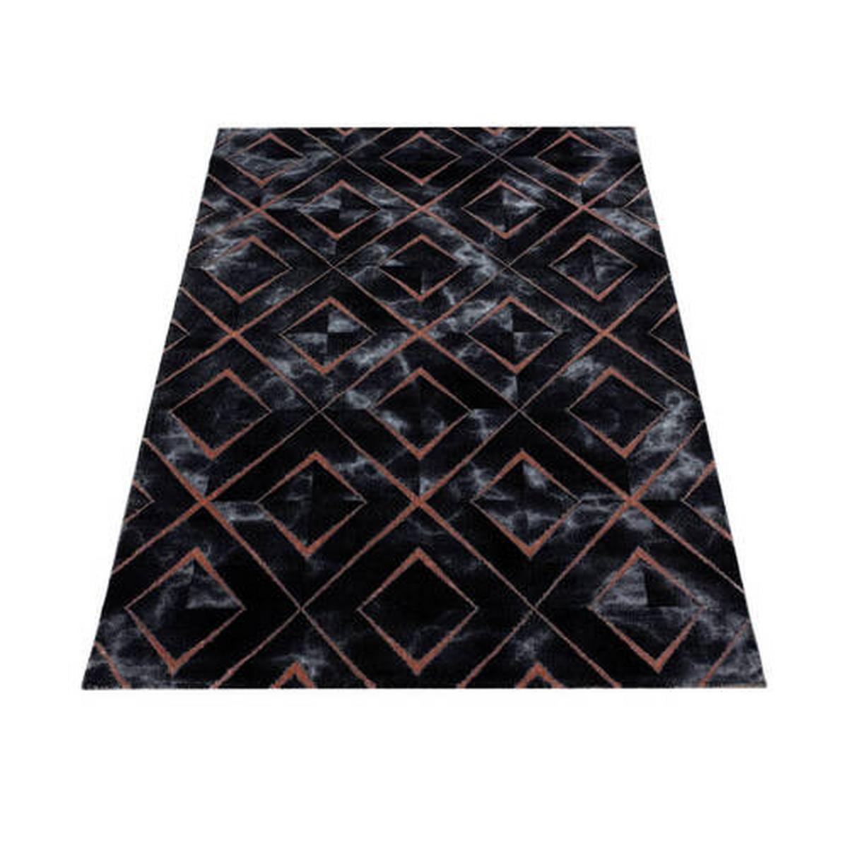 Webteppich Naxos Bronzefarben ca. 80x250cm - Bronzefarben, Design, Textil (80/250cm)