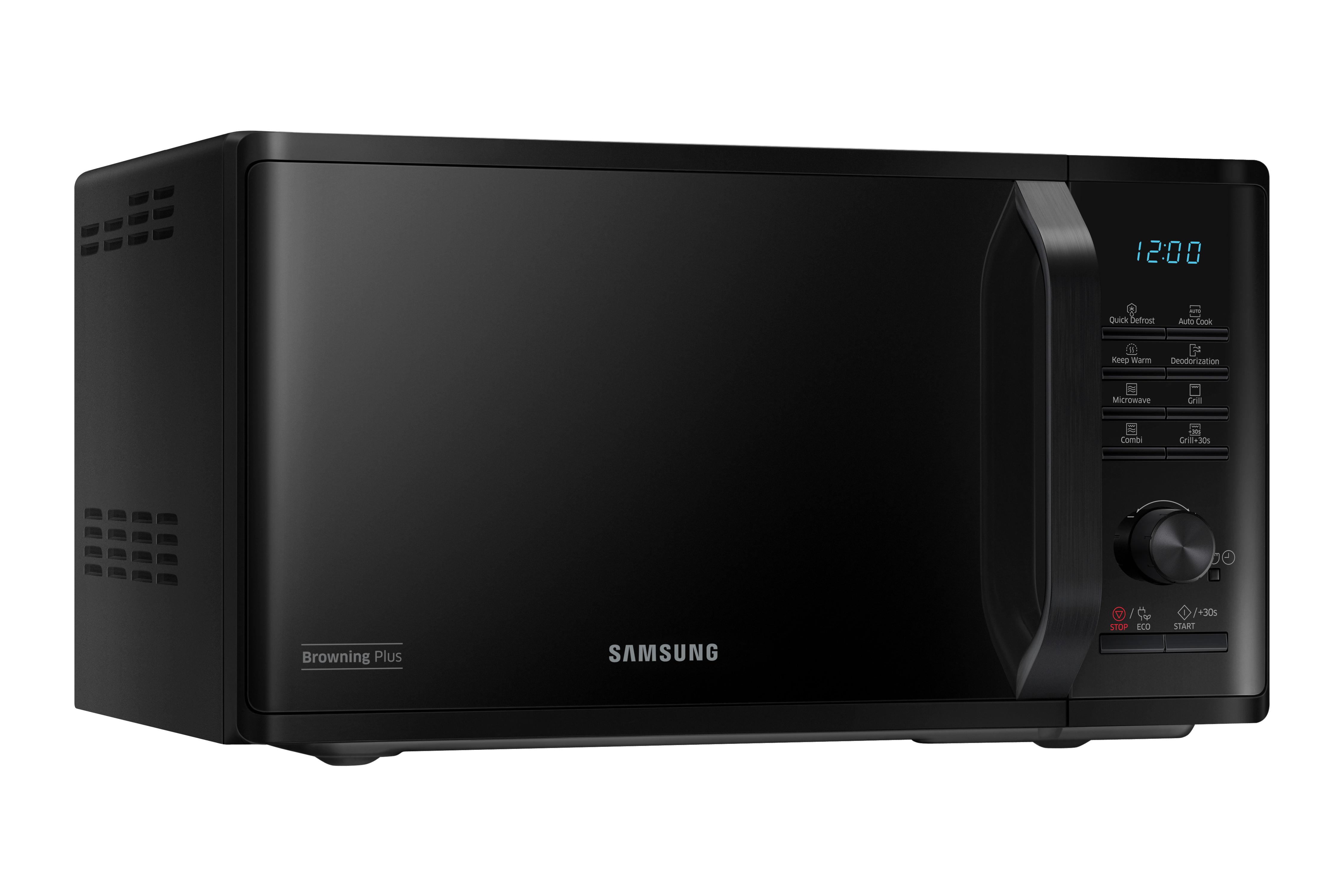 Mikrowelle Mg23k3505ak/sw - Schwarz, Basics, Keramik (48,9/27,5/39,2cm) - Samsung
