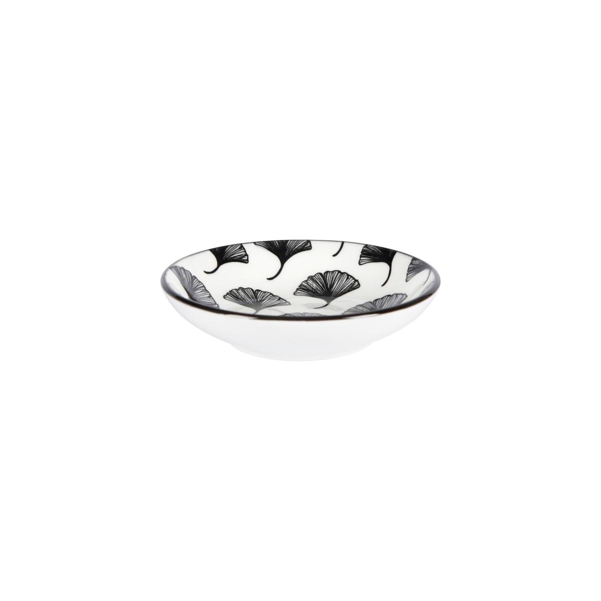 Dipschale Shiva in Schwarz/Weiß  Ø ca. 10,1cm - Weiss/Schwarz, Lifestyle, Keramik (10,1/2,4cm) - Mömax