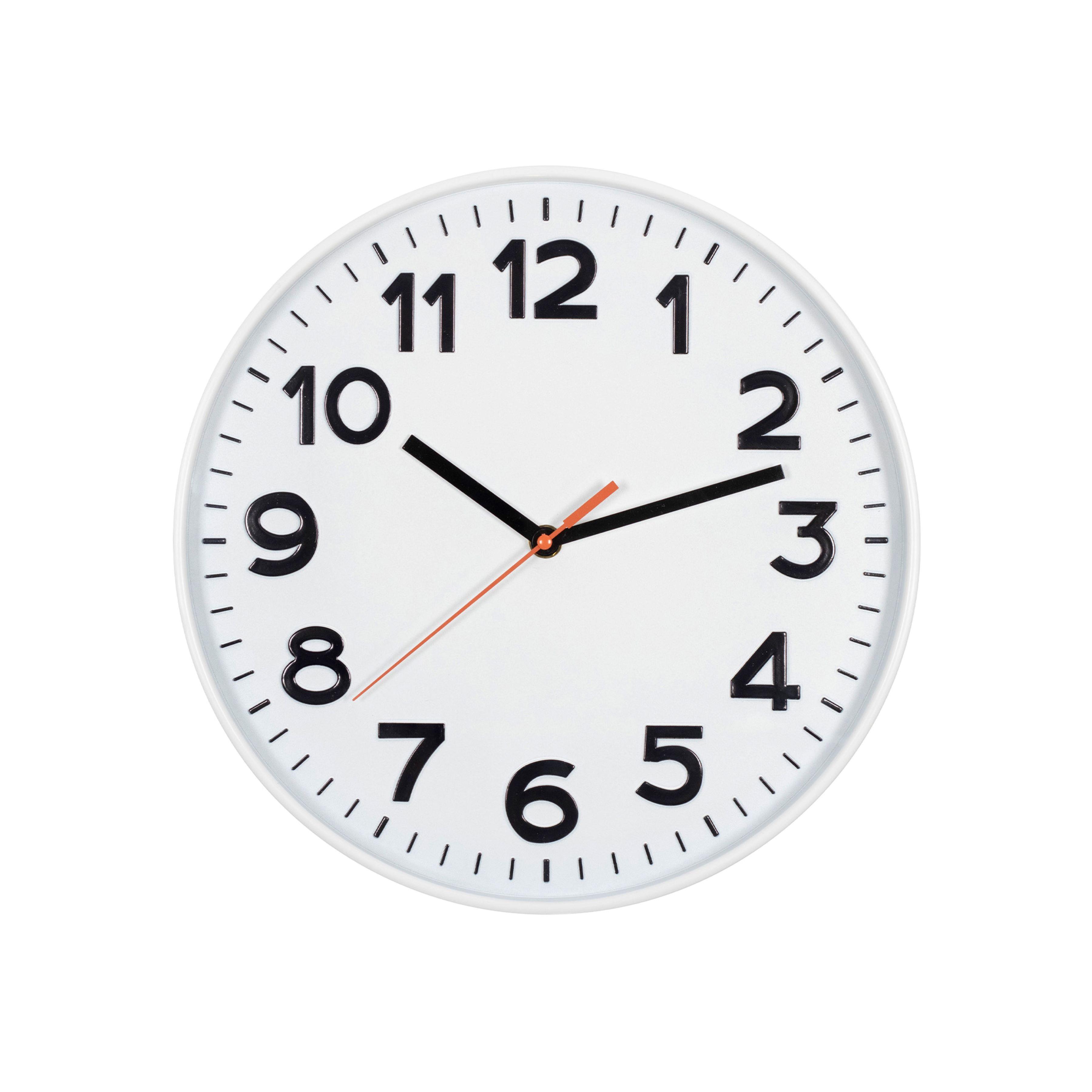 Falióra Awc300wh - fehér, Modern, műanyag (30cm)