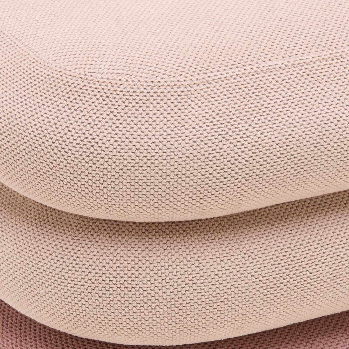 Tabure Sophie - ružičasta/svijetlo smeđa, Moderno, drvni materijal/tekstil (39,5/40/39,5cm) - Mömax