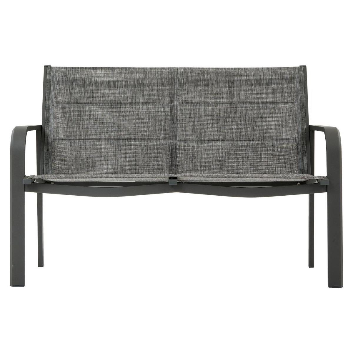 Vrtni Set Piazza - siva, Basics, metal/tekstil (237/153/85cm)