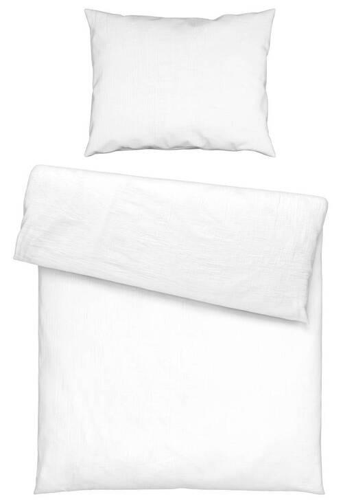 Lenjerie de pat Melania, cca. 140x200/50x70 cm - alb, Lifestyle, textil (140/200cm) - Mömax