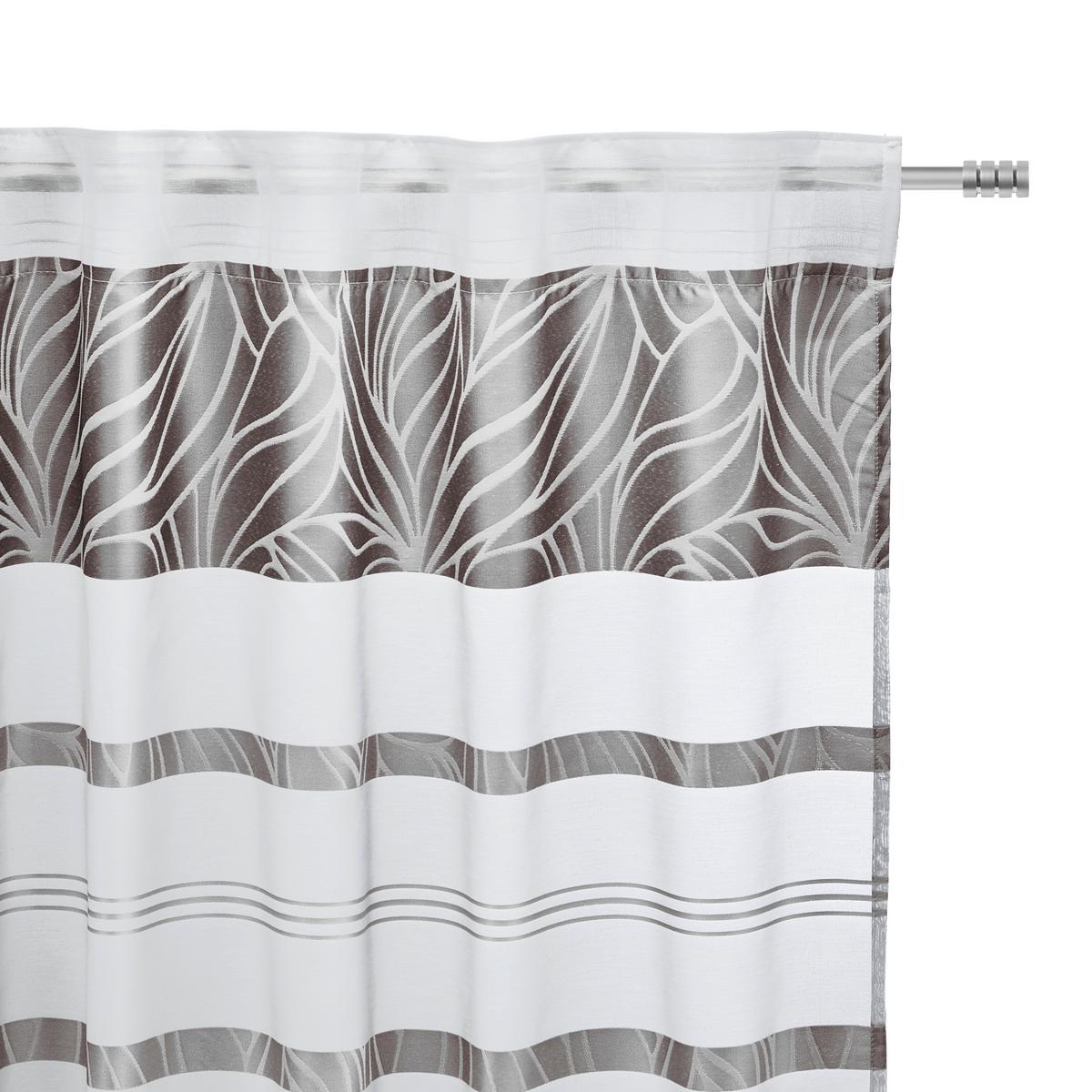 Készfüggöny Anita 140/245cm - szürke, Konventionell (140/245cm) - Modern Living