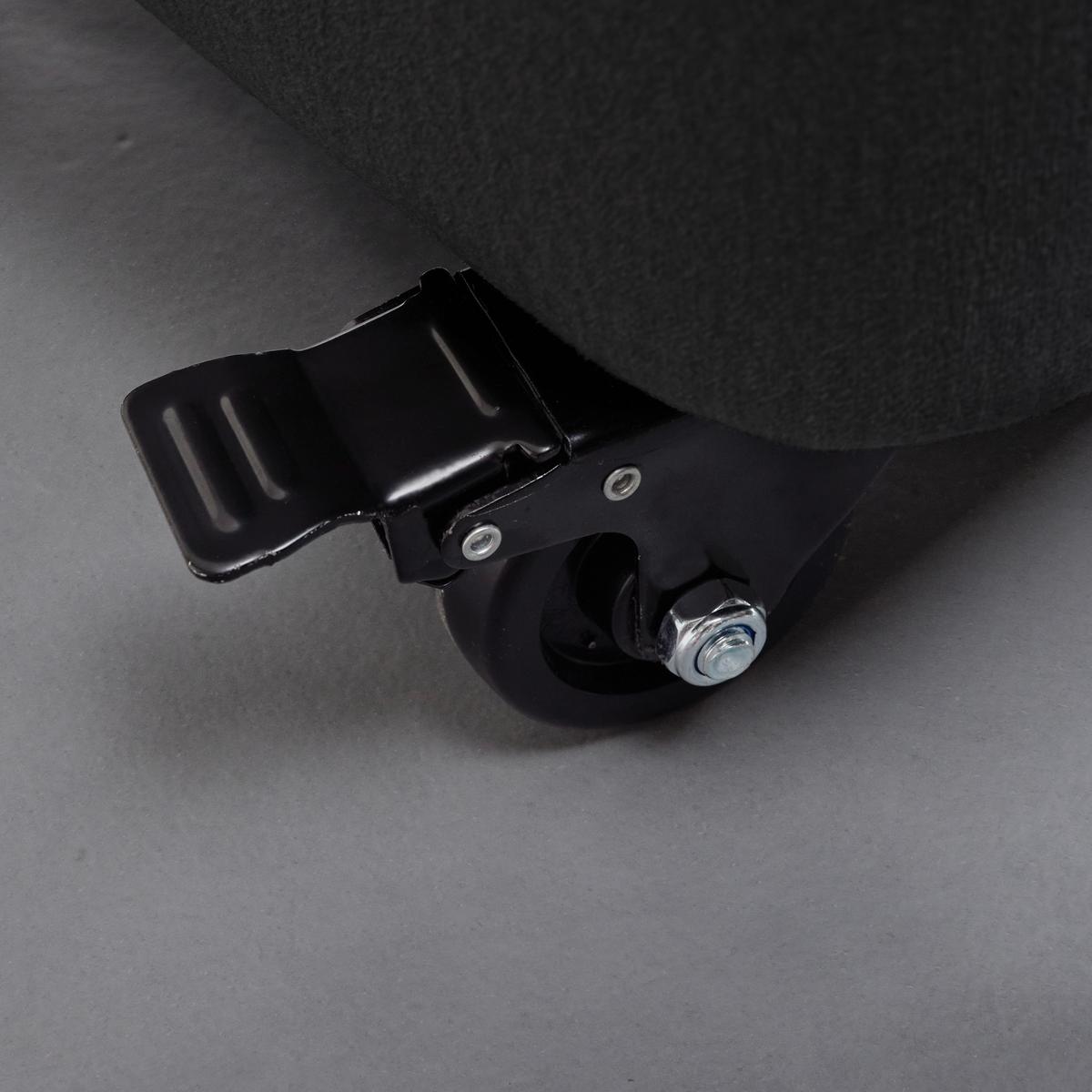 ŁAWKA DO ŁÓŻKA ELLA - kolor naturalny/ciemnoszary, Modern, drewno/tkanina (124/48/43cm) - Bessagi Home