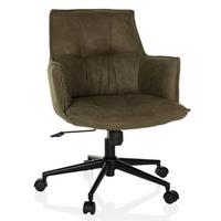 Vrtljivi Stol Solao Life, Zelena - črna/zelena, Moderno, kovina/umetna masa (54/85/70cm) - MID.YOU