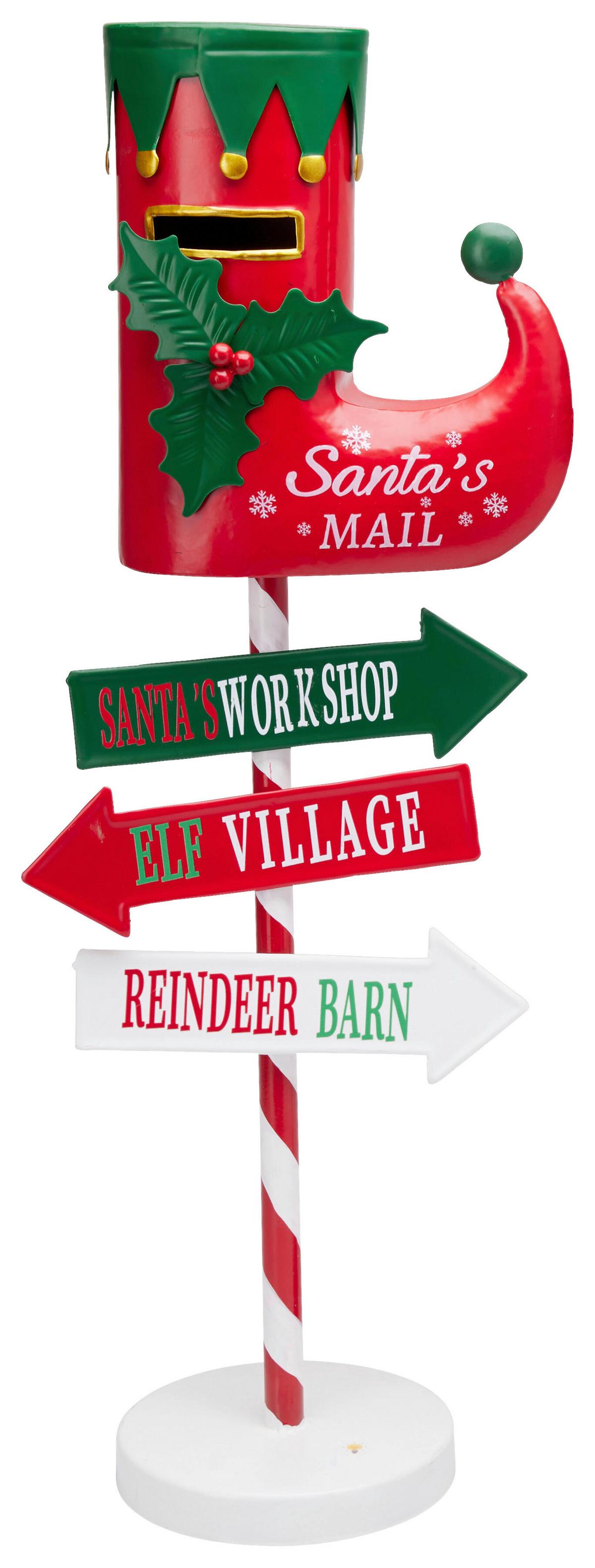 Briefkasten LETTER - Multicolor, Metall (20,5/61/25cm)