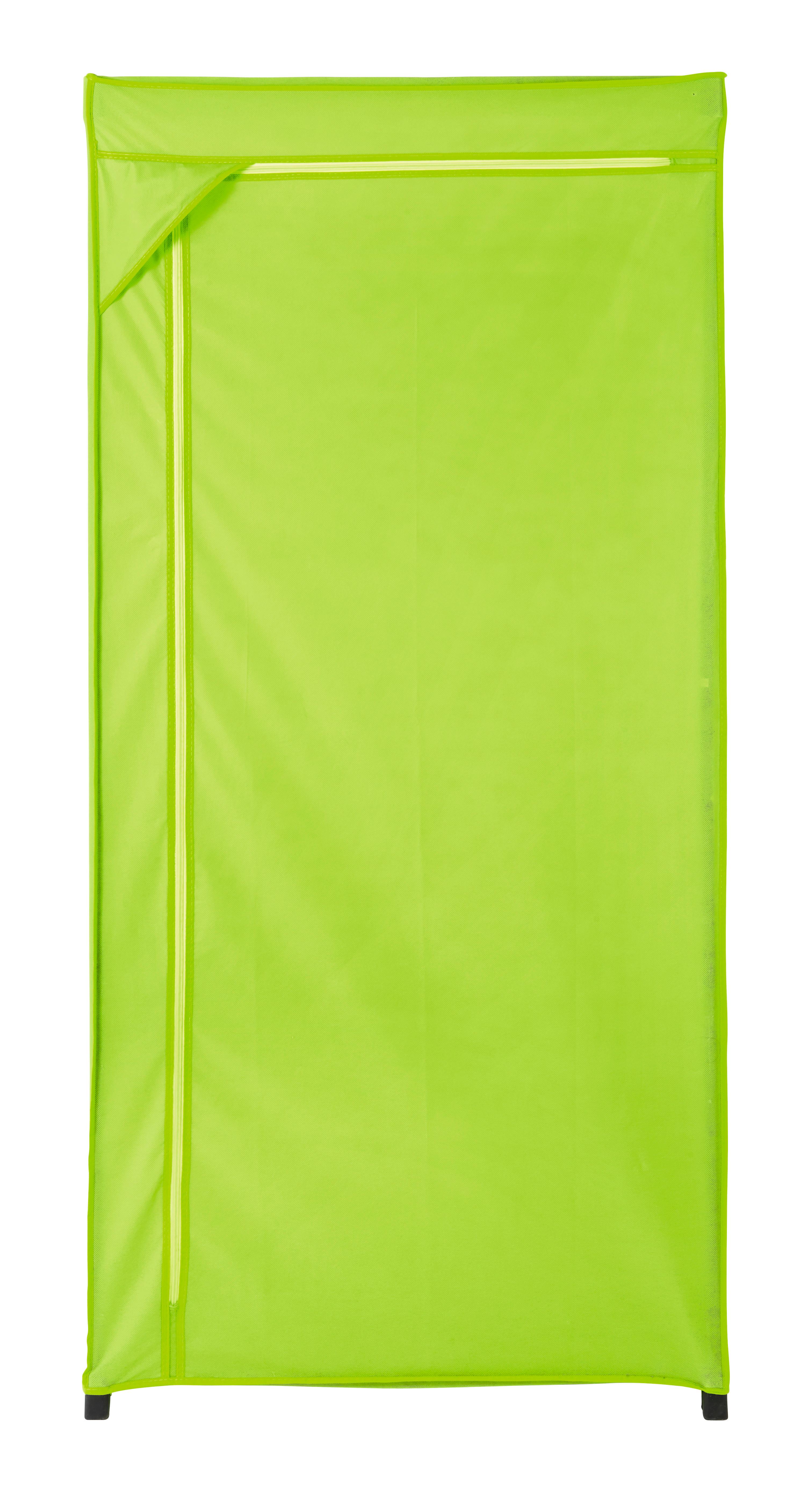 Schrank in Grün - Grün, Textil/Metall (75/160/50cm) - Mömax