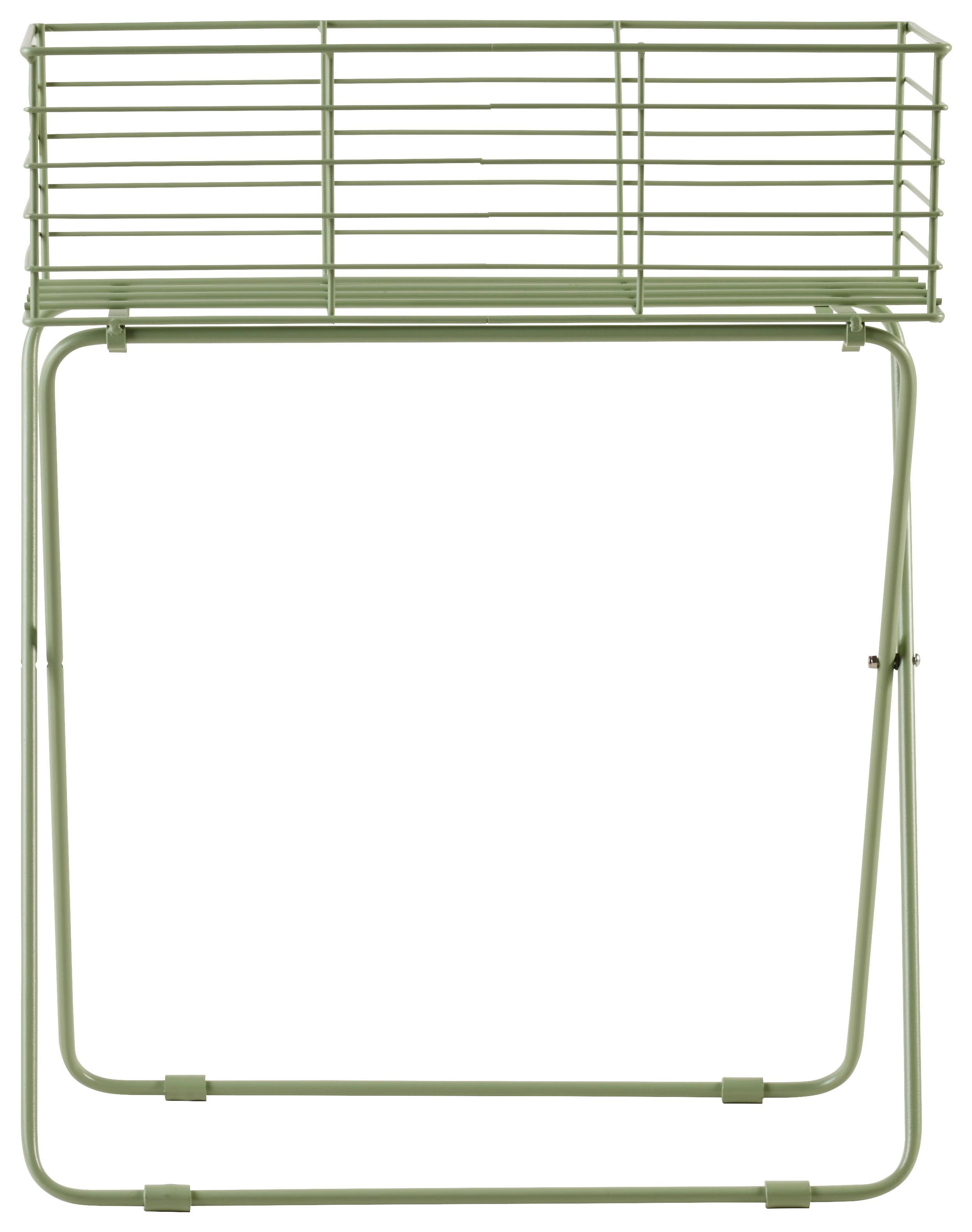 Pflanzentopf Green Times in Pastellgrün - Pastellgrün, Basics, Metall (50/60/24cm) - Modern Living