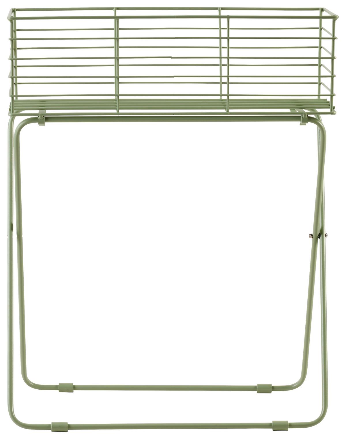 Növénytartó Green Times - pasztellzöld, Basics, fém (50/60/24cm) - Modern Living