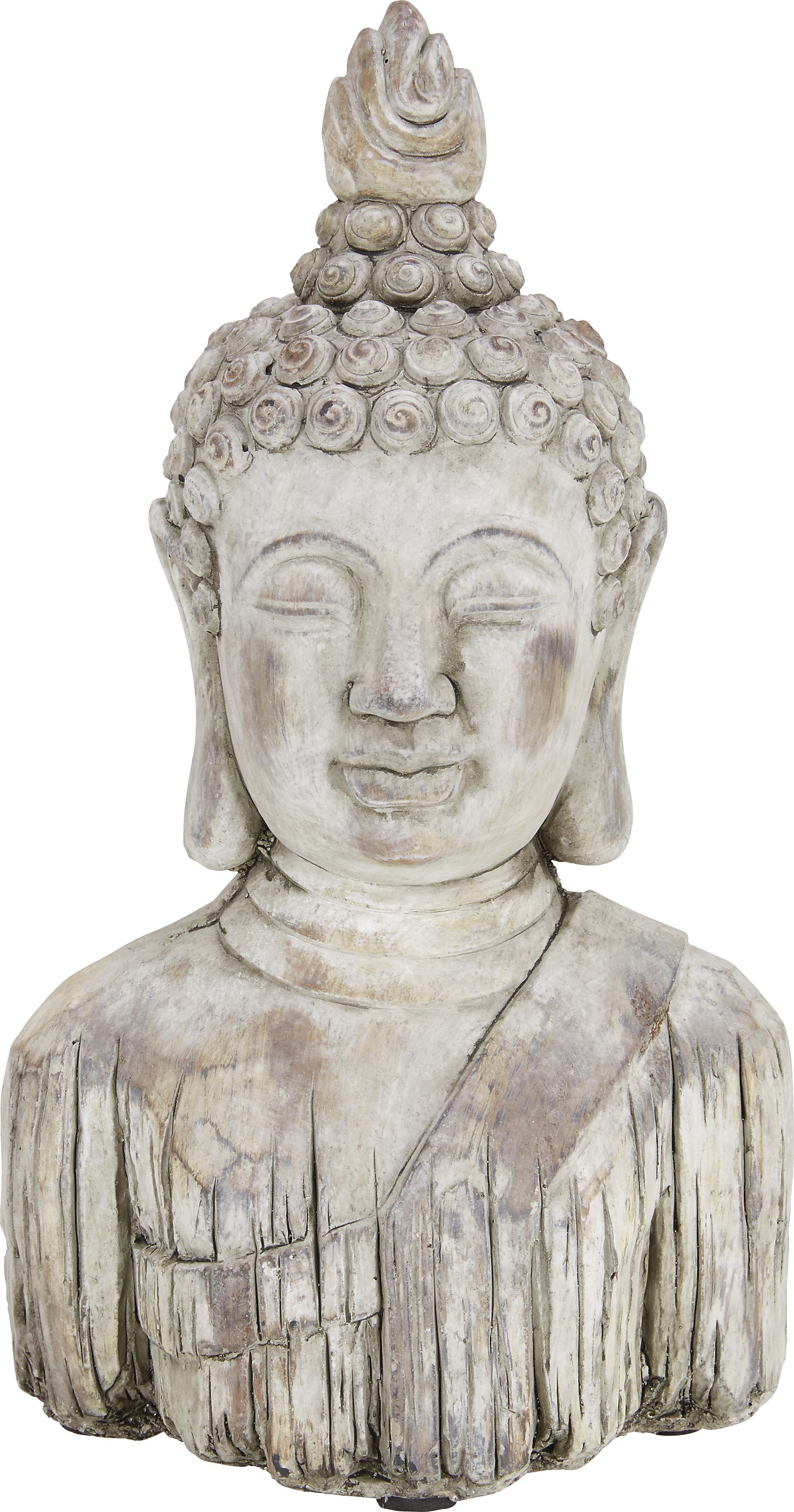 Buddha aus Stein - Braun, KONVENTIONELL, Stein (21,5/13/37cm) - Mömax modern living