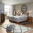 Boxspringbett aus Eiche massiv ca. 180x200cm - Eichefarben/Grau, KONVENTIONELL, Holz/Textil (180/200cm) - Zandiara Boxspringbett aus Eiche massiv ca. 180x200cm - Eichefarben/Grau, KONVENTIONELL, Holz/Textil (180/200cm) - Zandiara