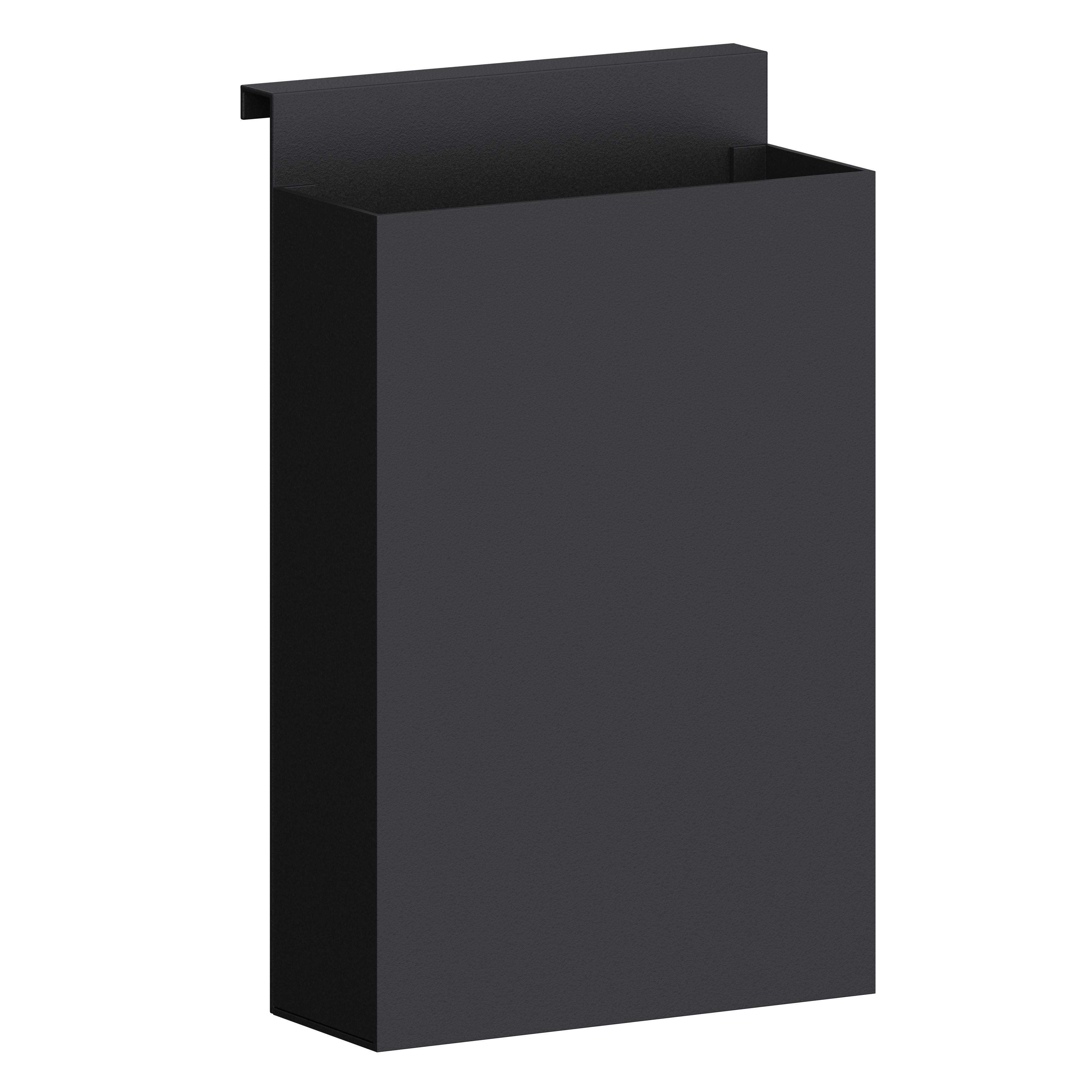 Küchenuntensilienhalter Systemstyle  Schwarz - Schwarz, MODERN, Metall (15/28,5/7,5cm) - System Style