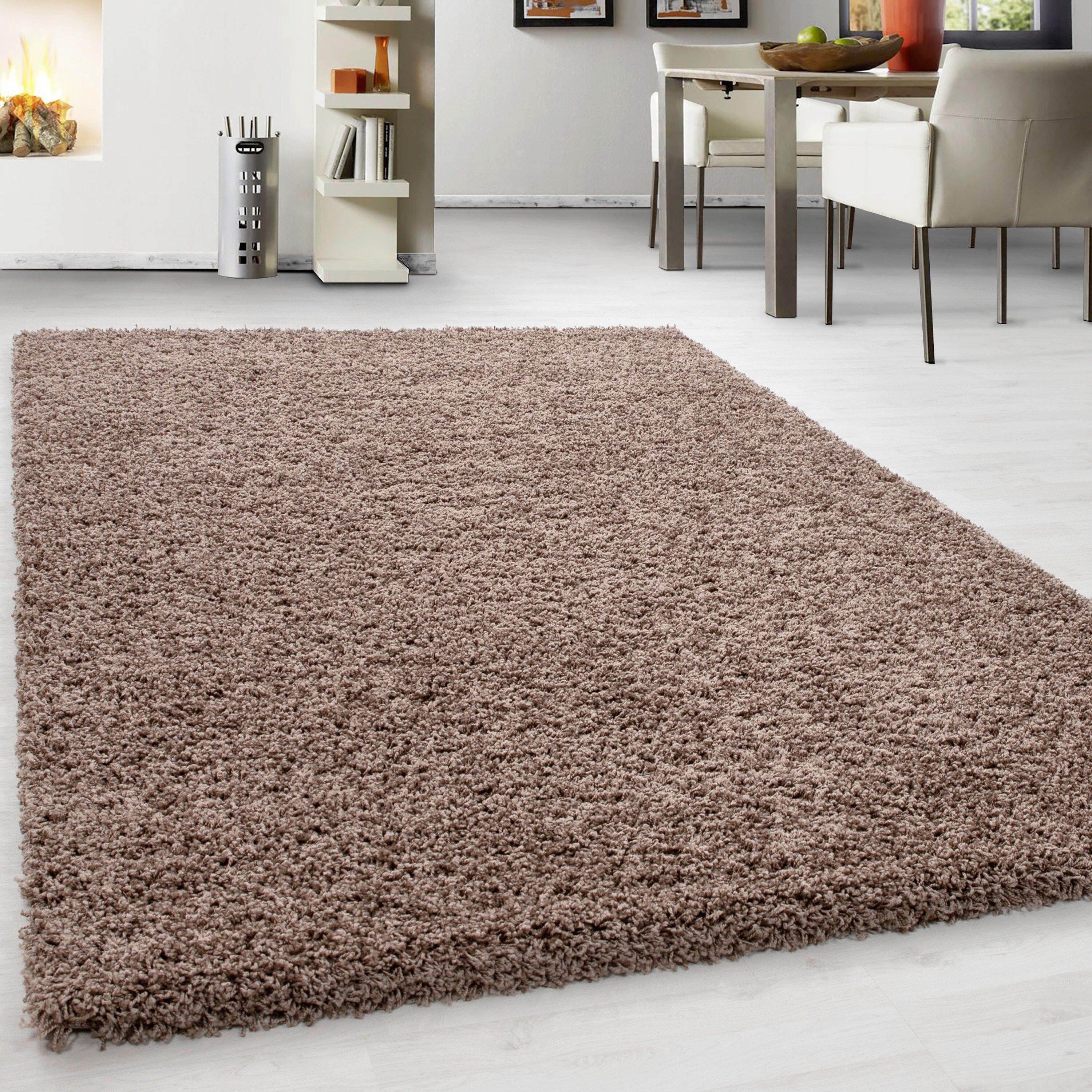 Preproga Z Visokim Florom Life, Svetlo Rjava, 200x290cm - svetlo rjava, Konvencionalno, tekstil (200/290cm) - Novel