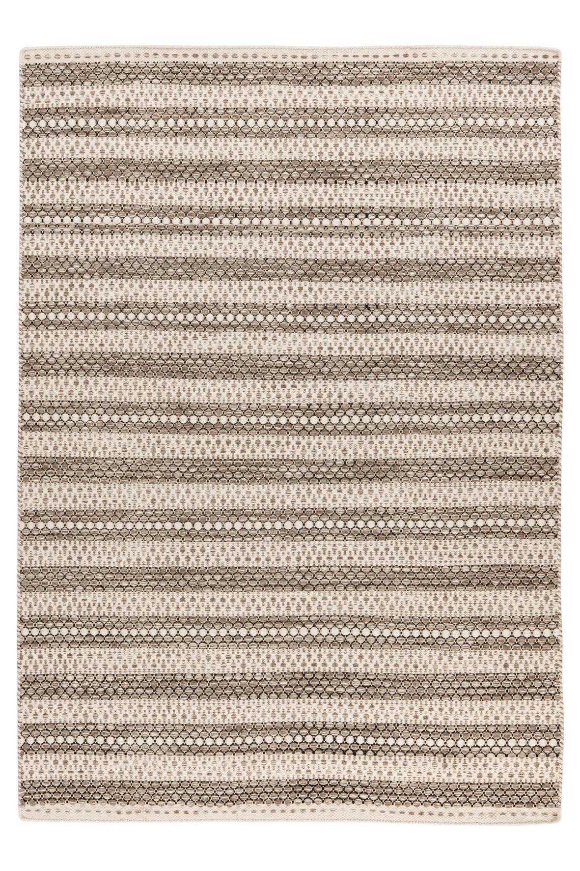 FLACHWEBETEPPICH MY JAIPUR 335 - Hellbraun/Beige, Konventionell, Textil (80/150cm)
