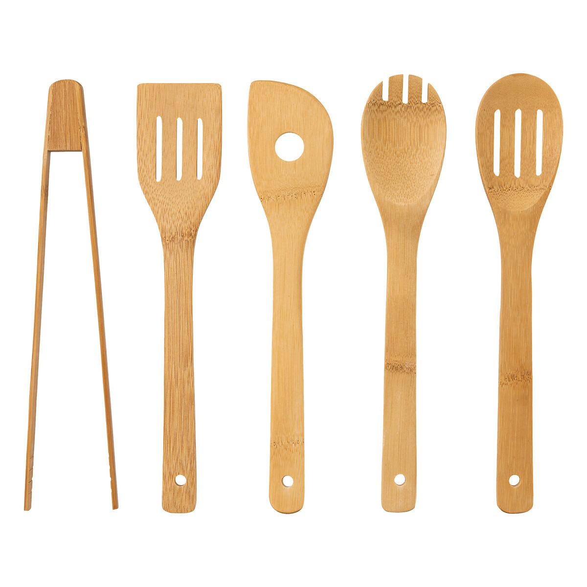 Set Kuhinjskih Pripomočkov Bamboo - Moderno (17,5/10/35cm) - Modern Living