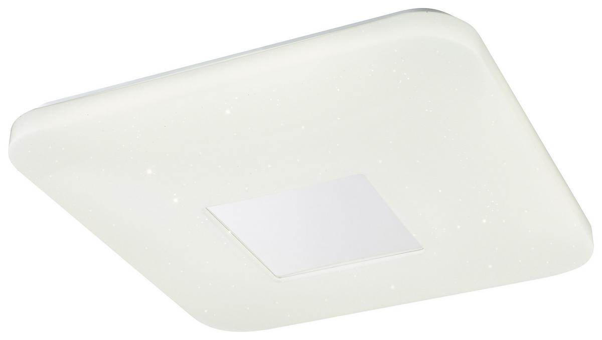 LAMPA SUFITOWA LED BETTY - biały, Modern, tworzywo sztuczne/metal (43,5/43,5/6,5cm) - Modern Living