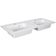 Dupla Mosdókagyló Denia 120 Dw - Fehér, modern, Kő (120/16/46cm) Dupla Mosdókagyló Denia 120 Dw - Fehér, modern, Kő (120/16/46cm)