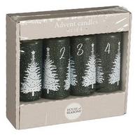 Adventne Sveče, 4 V Setu - Trendi (15cm) - Premium Living