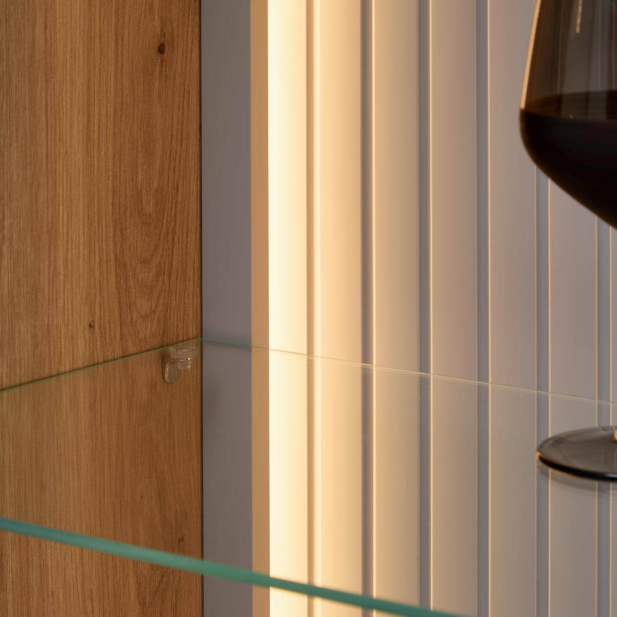 Lichtleiste Cremona Schwarz/Weiß max. 2x10,75 Watt - Schwarz/Weiß, MODERN, Kunststoff (72,5cm) - Premium Living