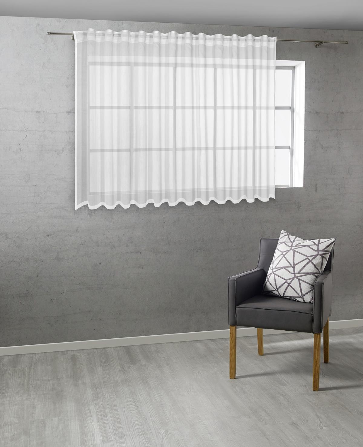 Vitrázsfüggöny Leo Store 300/145 - natúr, Konventionell, textil (300/145cm) - Premium Living