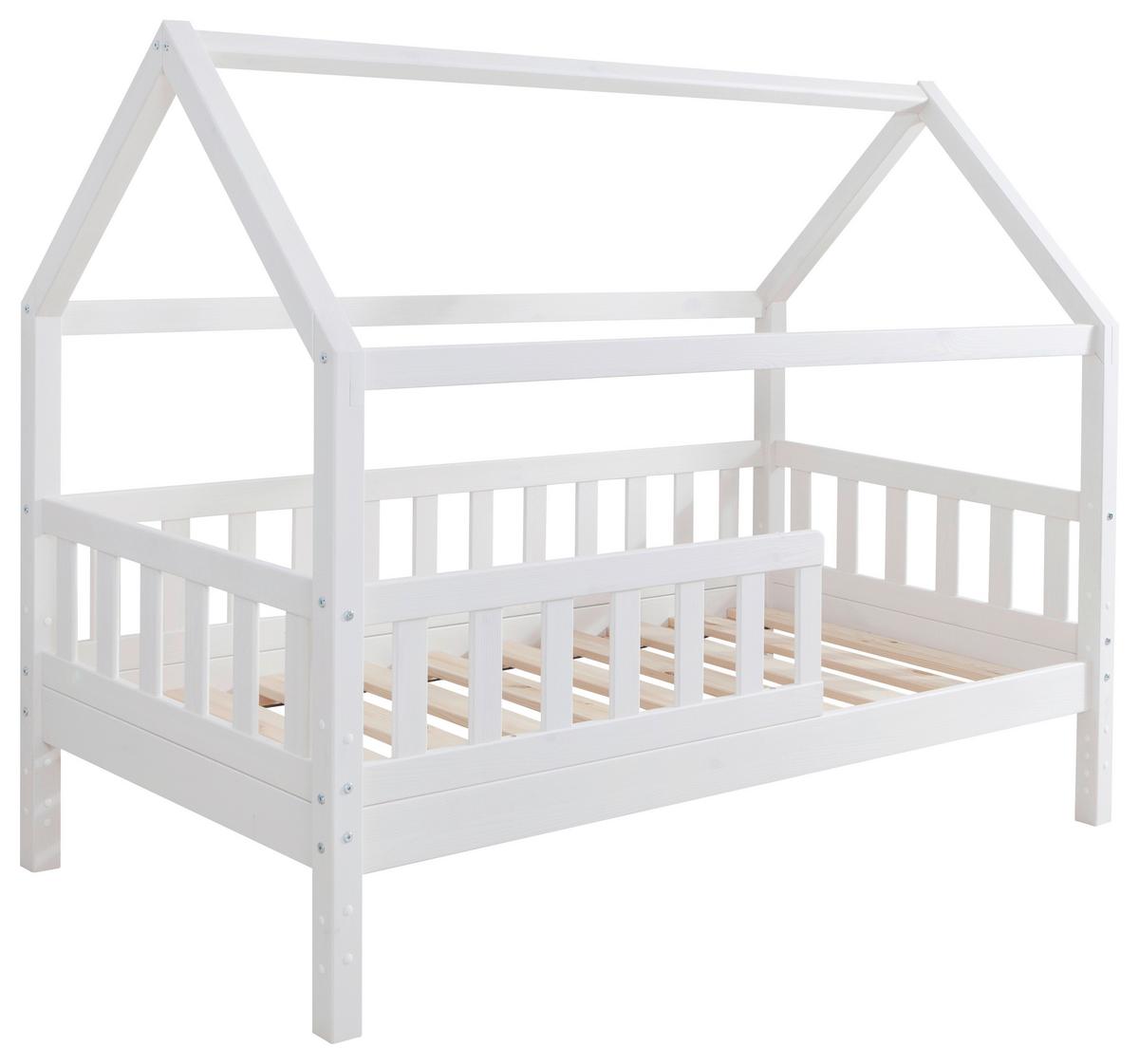 Haubett Kay ca. 80x160 cm Weiß - Weiß, MODERN, Holz/Textil (80/160cm) - MID.YOU