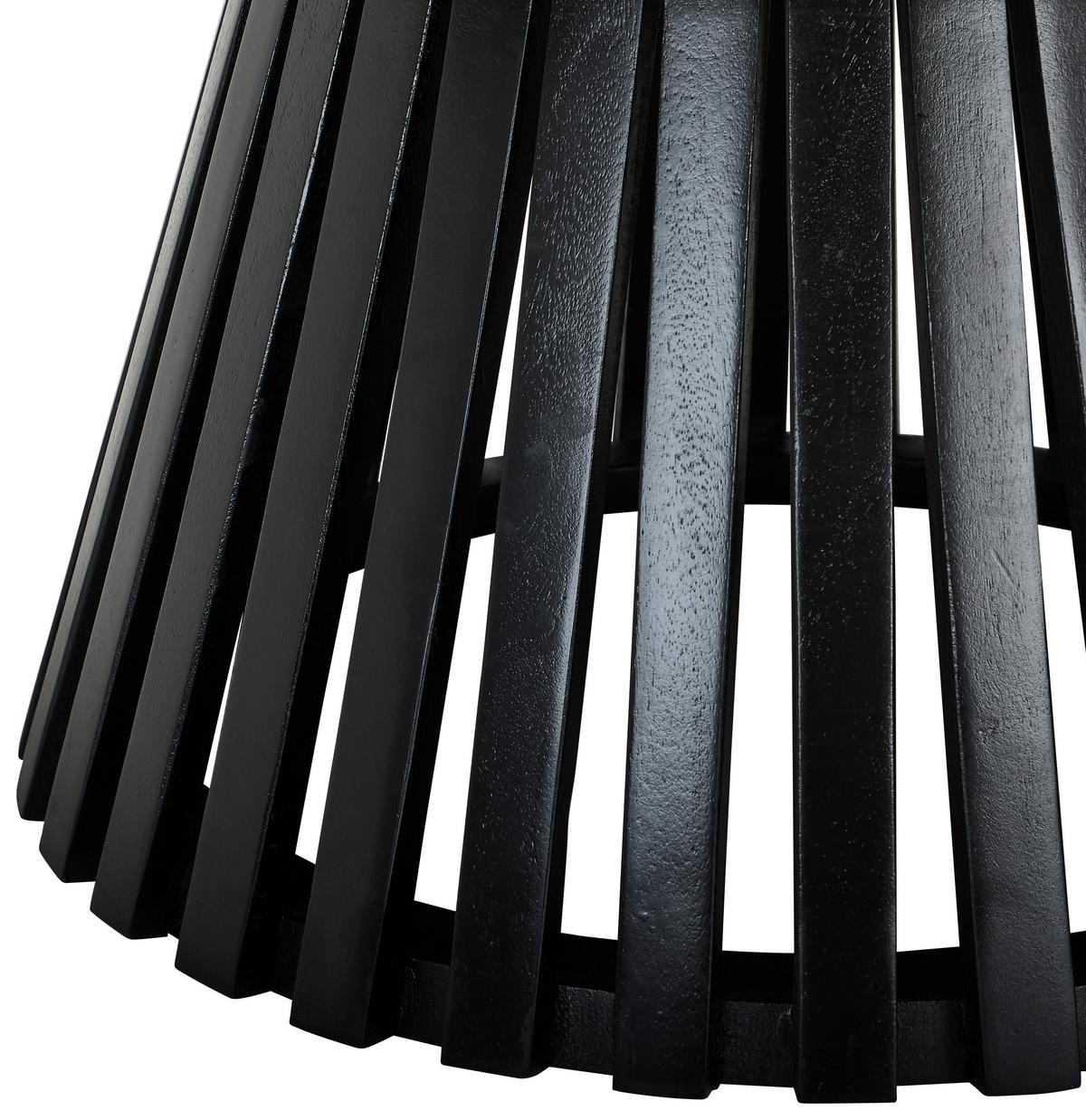 STOLIK KAWOWY KRUGER - czarny, Konventionell, drewno (80/40/80cm) - Livetastic