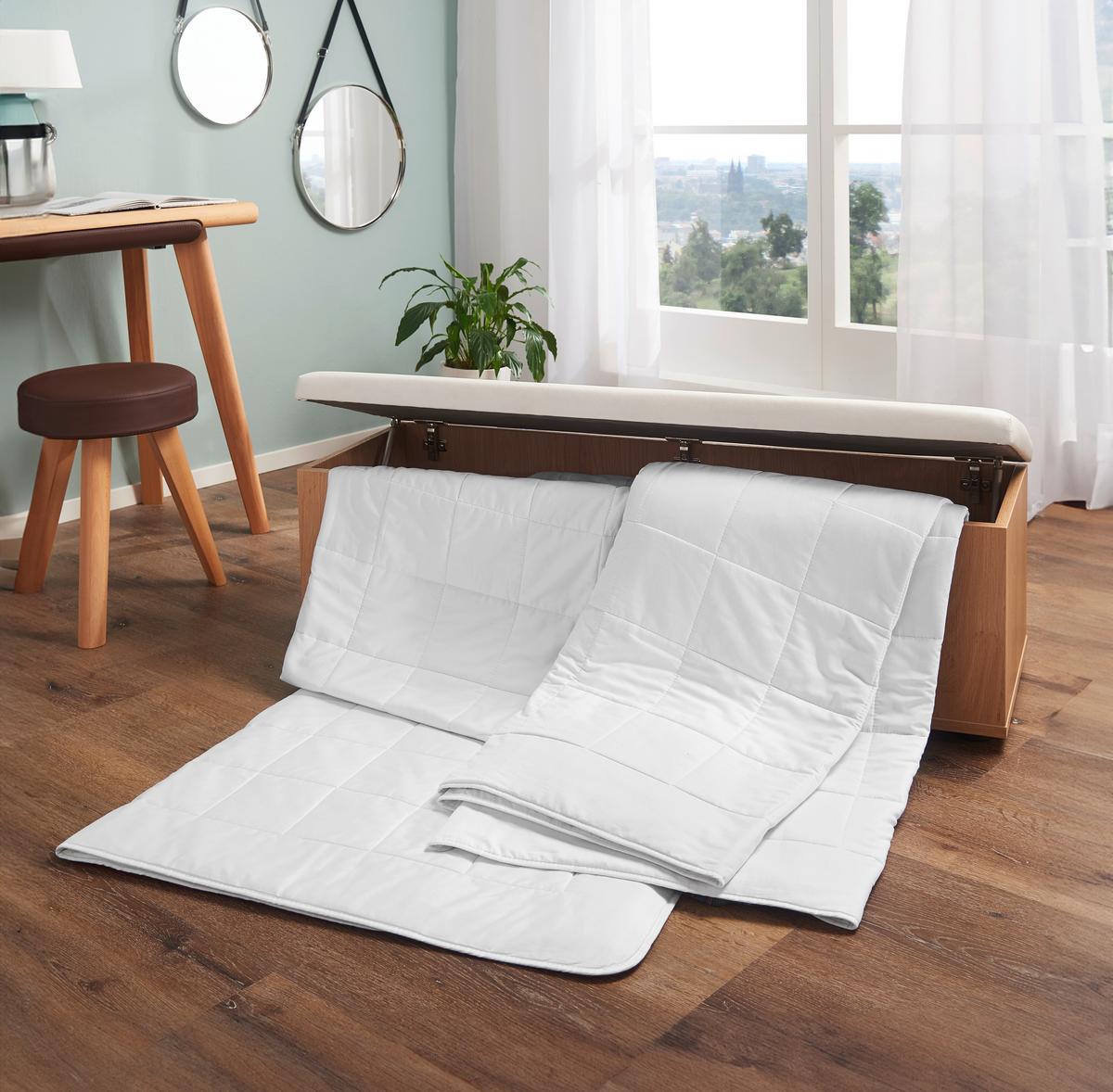 KOŁDRA LETNIA SARI SUPERLIGHT - biały, Basics, tkanina (135/200cm) - Billerbeck