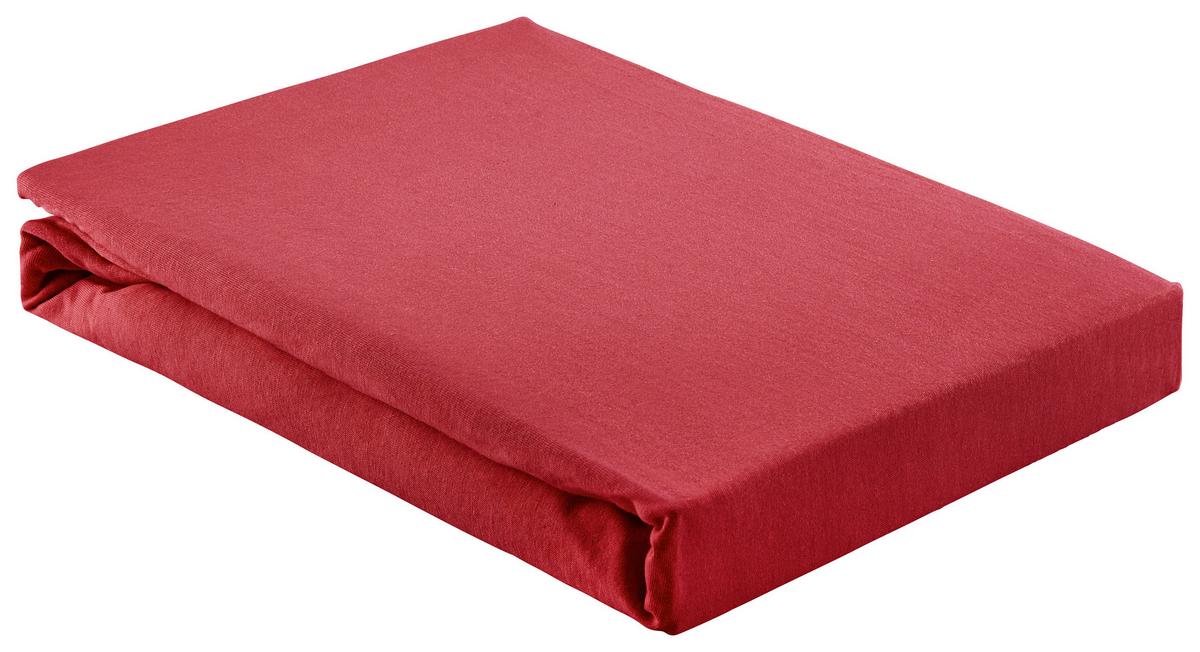 FIXLEINTUCH BASIC - Bordeaux, Textil (180/200cm) - Modern Living