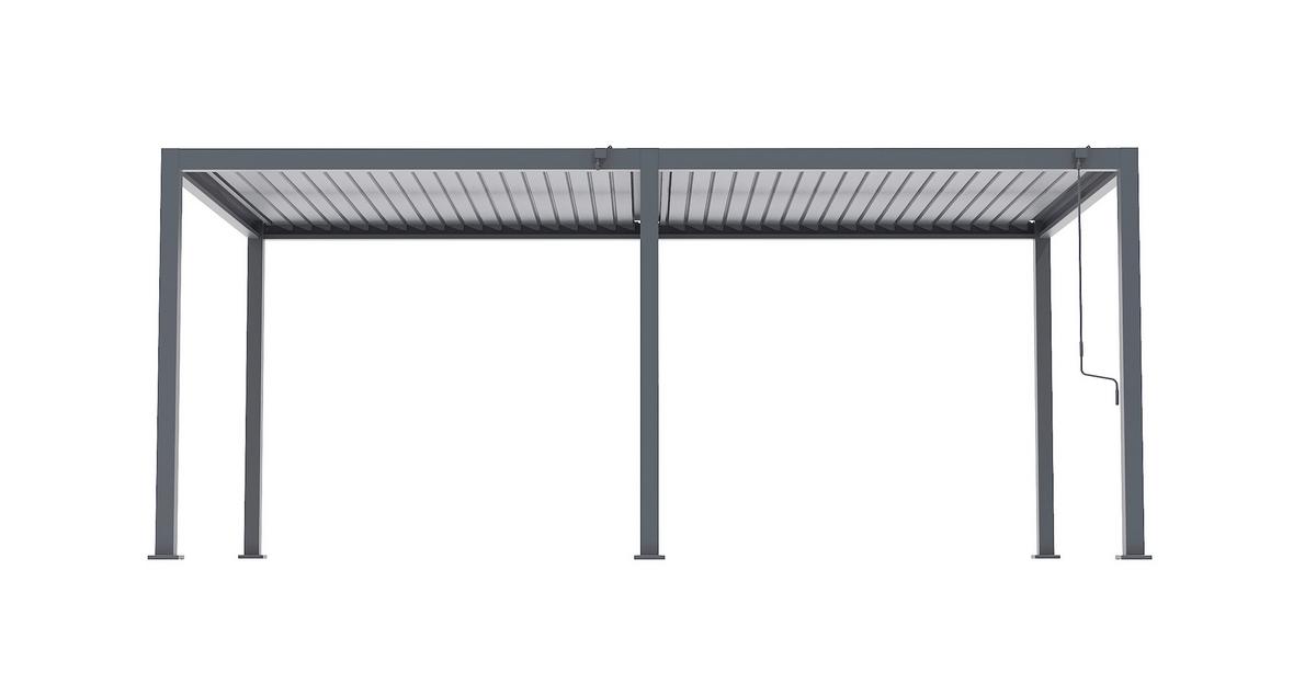 Pergola Core Anthrazit - Anthrazit, Basics, Metall (589/247/300cm) - Gardenson