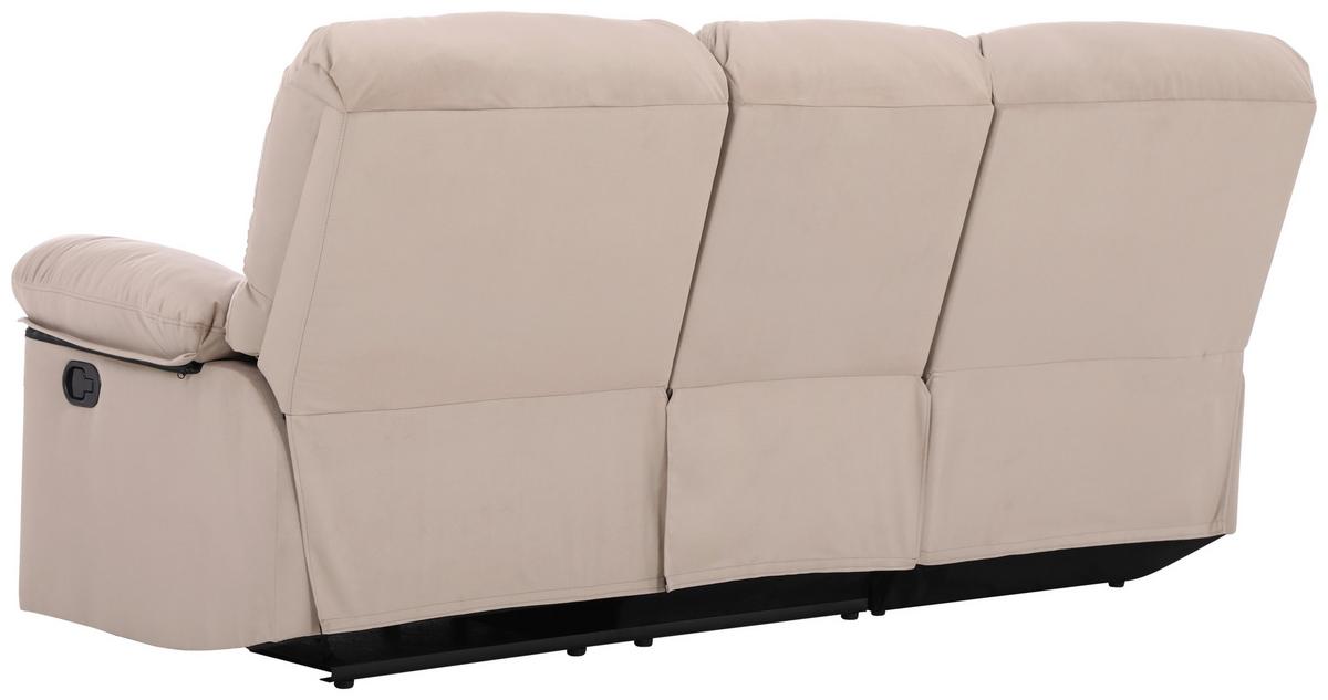 Sedežna Garnitura Boston, Rjava, Leva - črna/bež, Basics, kovina/umetna masa (159/216cm) - P & B