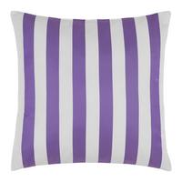 Outdoor-Kissen Amore Streif Weiß/Flieder ca. 45x45cm - Flieder/Weiß, Textil (45/45cm) - Mömax