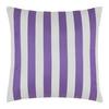UTOMHUSKUDDE AMORE STREIF - vit/syrén, textil (45/45cm) - Mömax