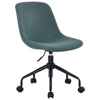 KRZESŁO OBROTOWE SIEGBERT - czarny/ciemnozielony, Konventionell, tworzywo sztuczne/metal (50/80,5-90/55,5cm) - Hom`in