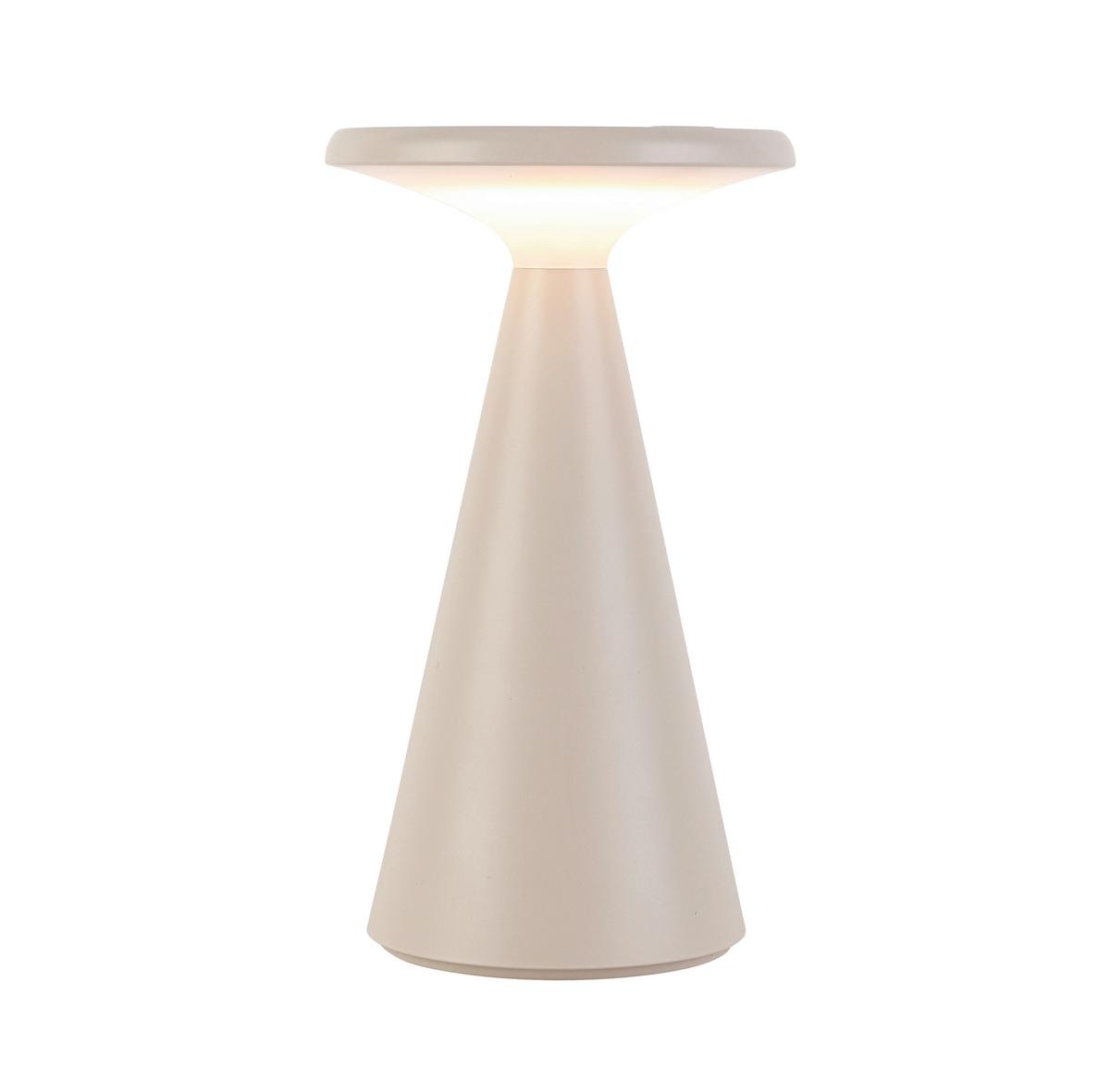 LED-Außenleuchte Hiro in Sandfarben max. 1,6 Watt - Sandfarben/Schwarz, MODERN, Kunststoff (11,5/20,3cm) - Modern Living