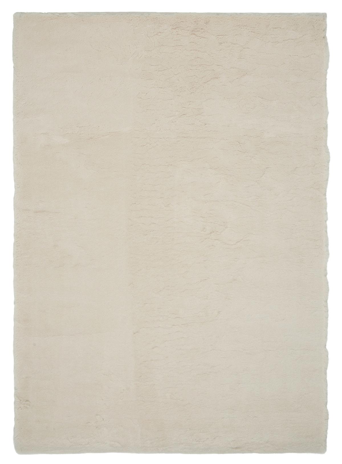 Covor țesut Fuzzy 2 - crem, Modern, textil (120/170cm) - Mömax